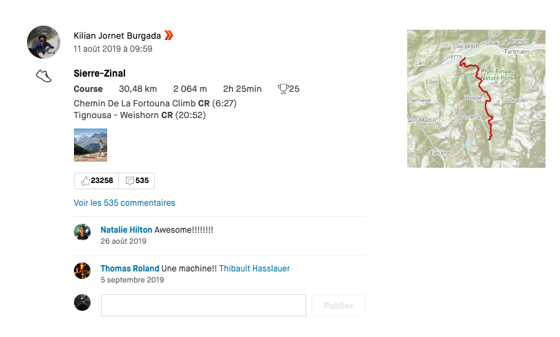 Kilian Jornet Sierre-Zinal