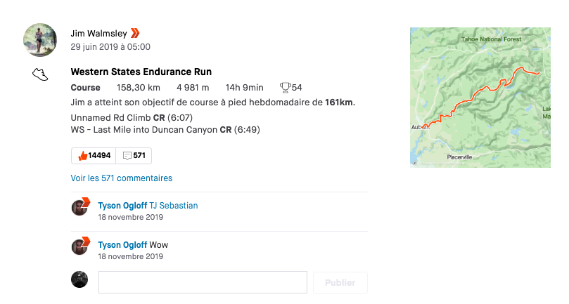 Jim Walmsley Western States 100