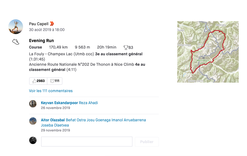 Pau Capell UTMB 2019